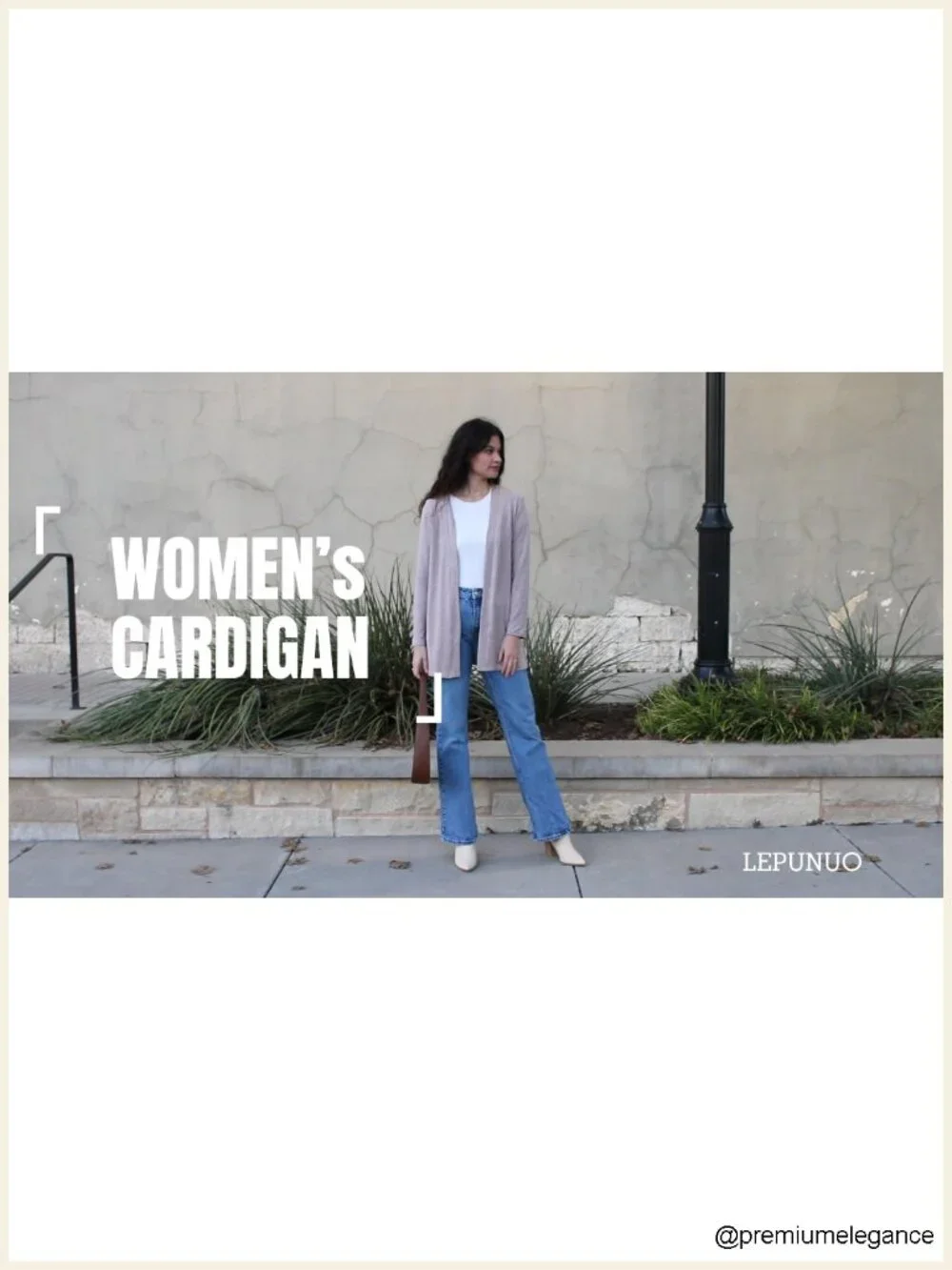 Long Sleeve Lightweight Open Front Knit Cardigan with Pockets